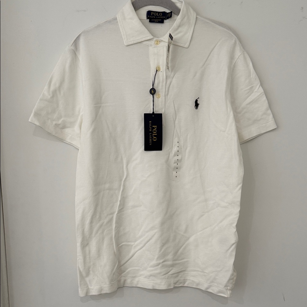 Polo by Ralph Lauren White Featherweight Mesh Polo